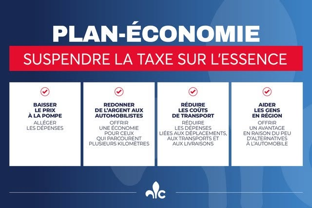 Taxe sur l’essence — Suspendre la taxe sur l’essence