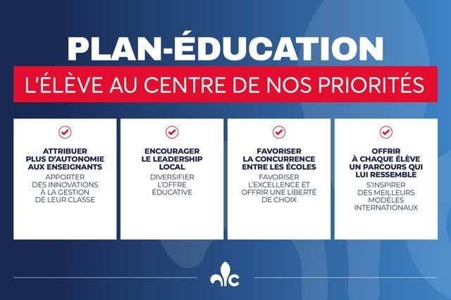 Éducation — L’élève au centre de nos priorités